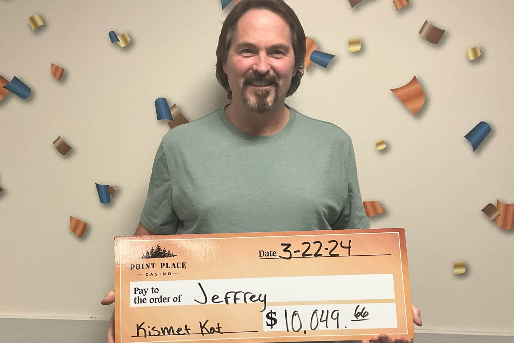 Jeffrey won $10,049