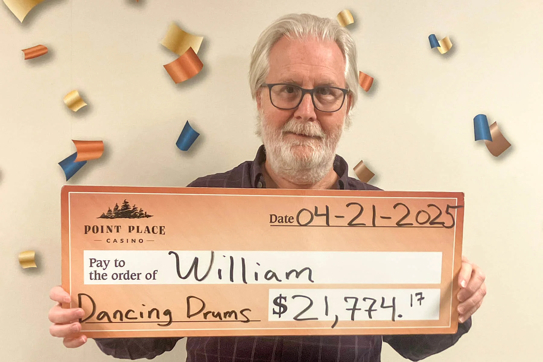 William won $21,774