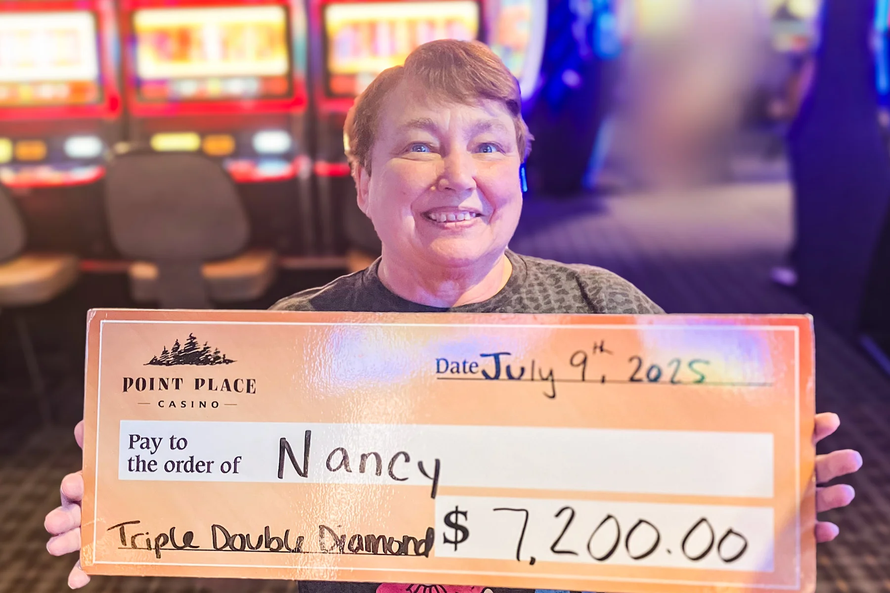 Nancy won $7,200