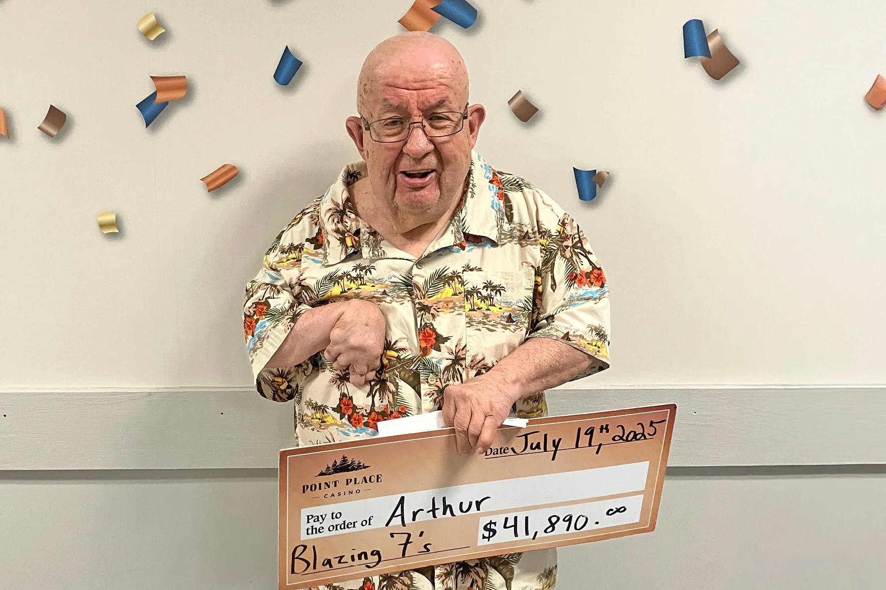 Arthur won $41,890