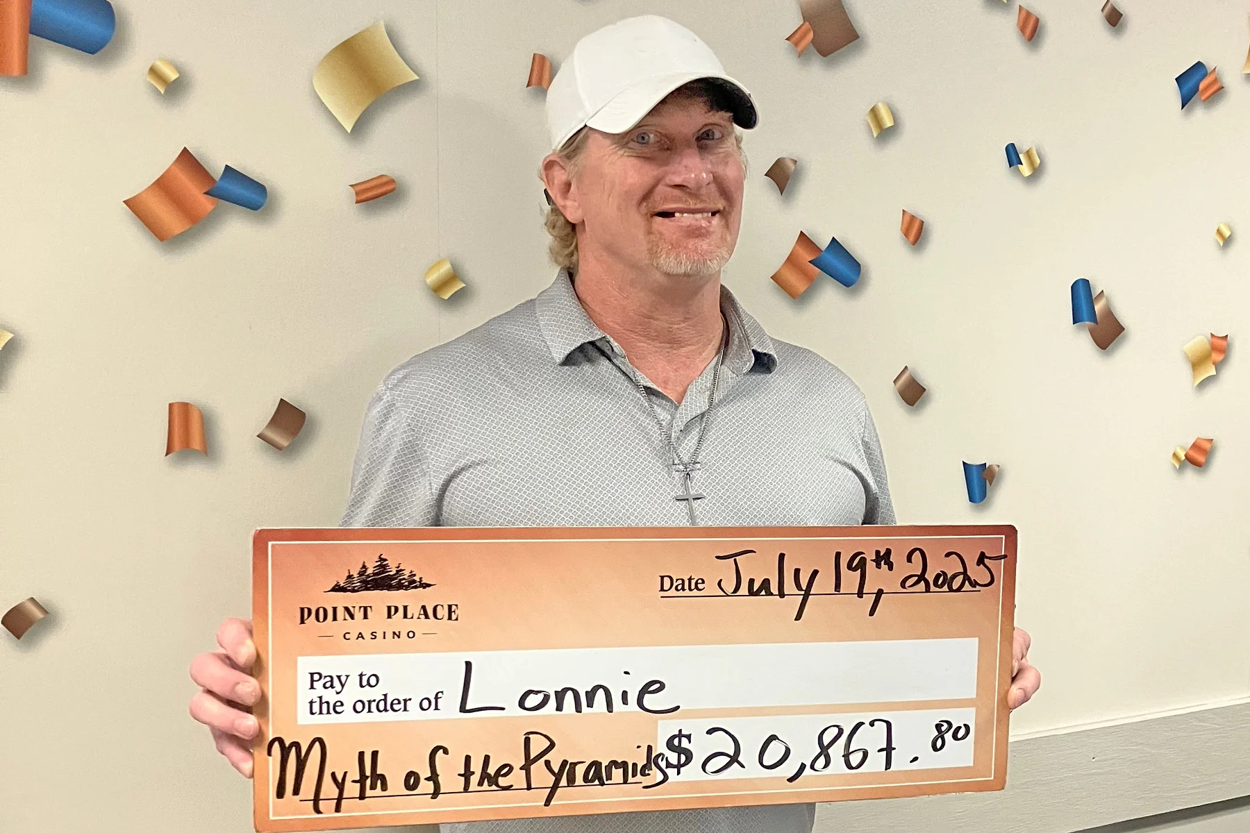 Lonnie won $20,867
