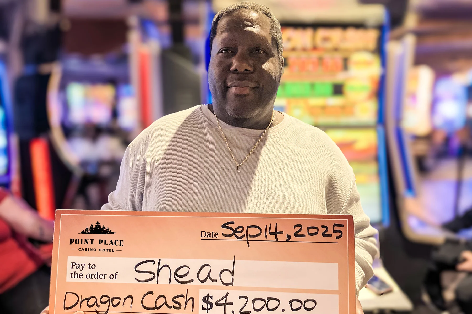 Shead won $4,200