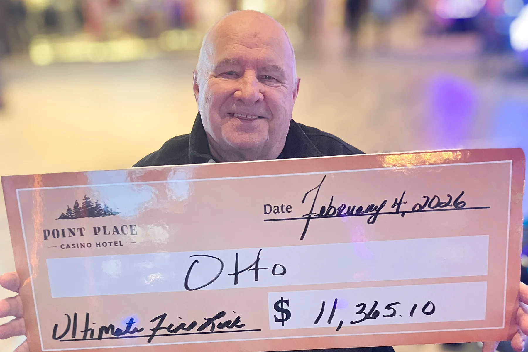 Otto won $11,365