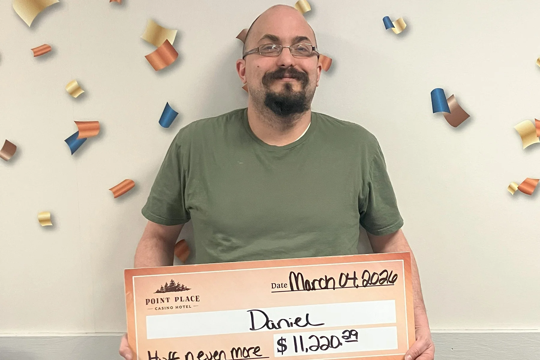 Daniel won $11,220