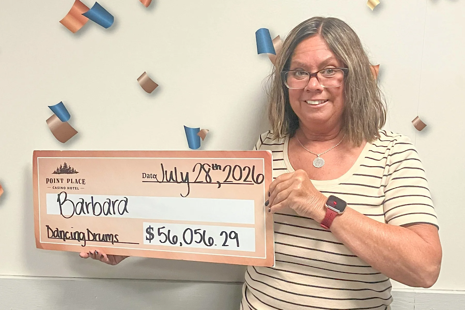 Barbara won $56,056