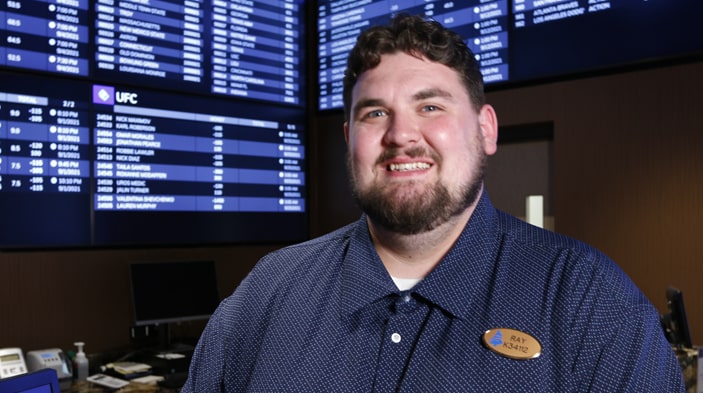 Point Place Casino Sports Book Ticket Writer Ray Garfield
