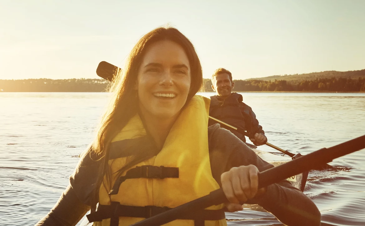 kayakers on oneida lake