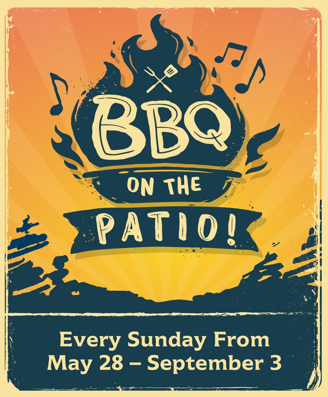 BBQ on the Patio Every Sunday from May 28 - September 3 at Point Place Casino