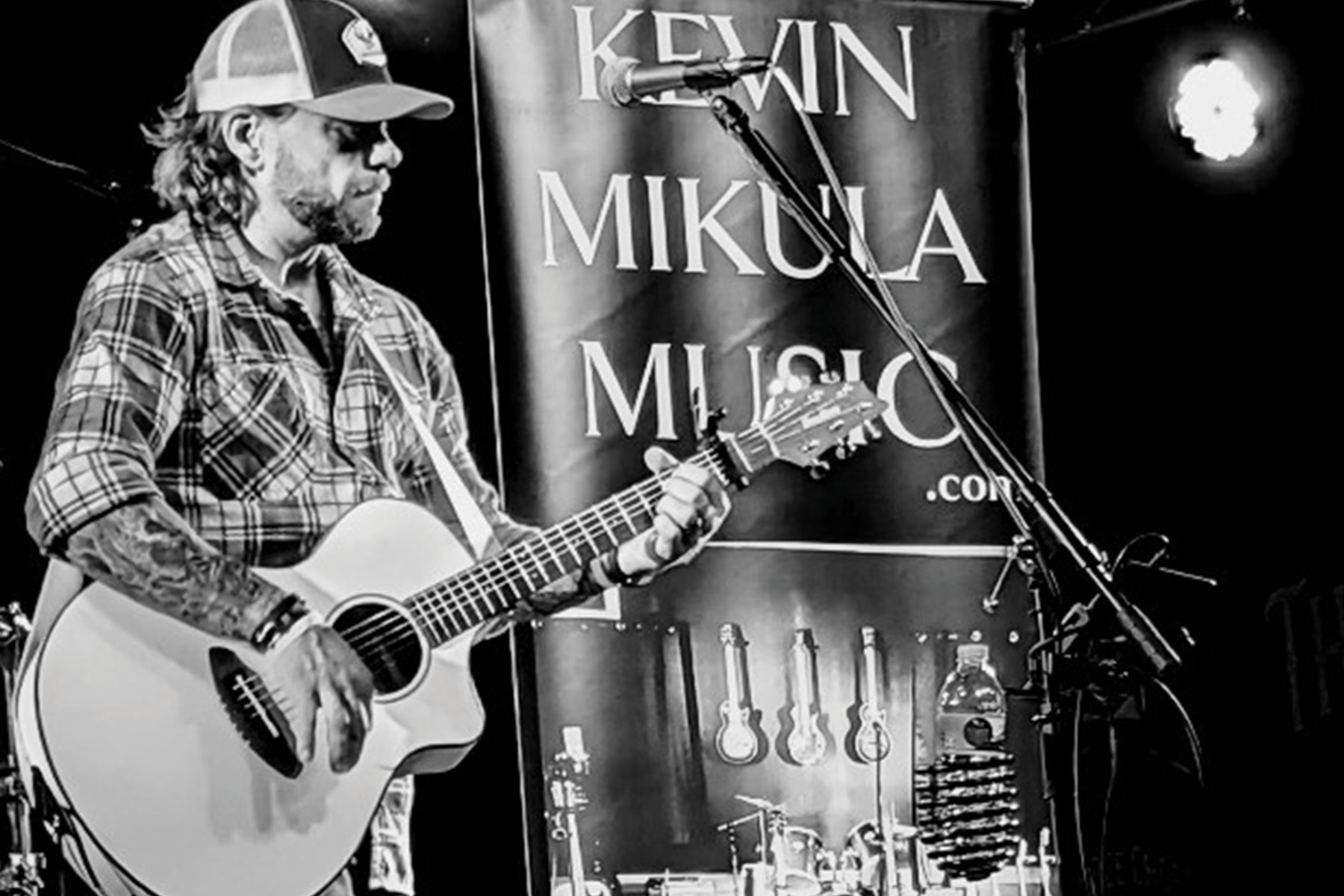 Kevin Mikula Headshot black and white