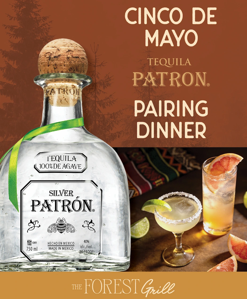 Cinco de Mayo Patrón Pairing Dinner