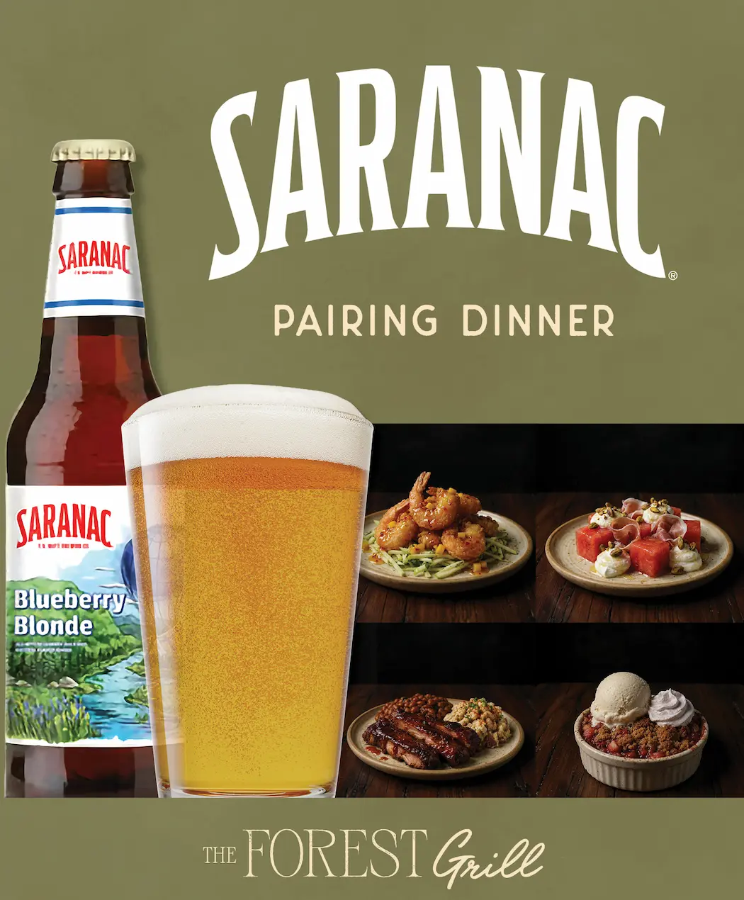 Saranac Brewery Pairing Dinner