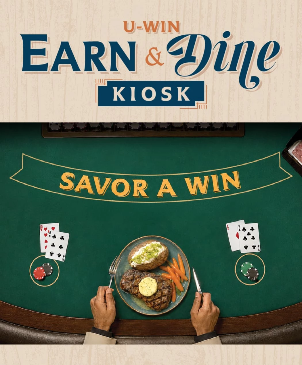 U-Win Earn & Dine Kiosk