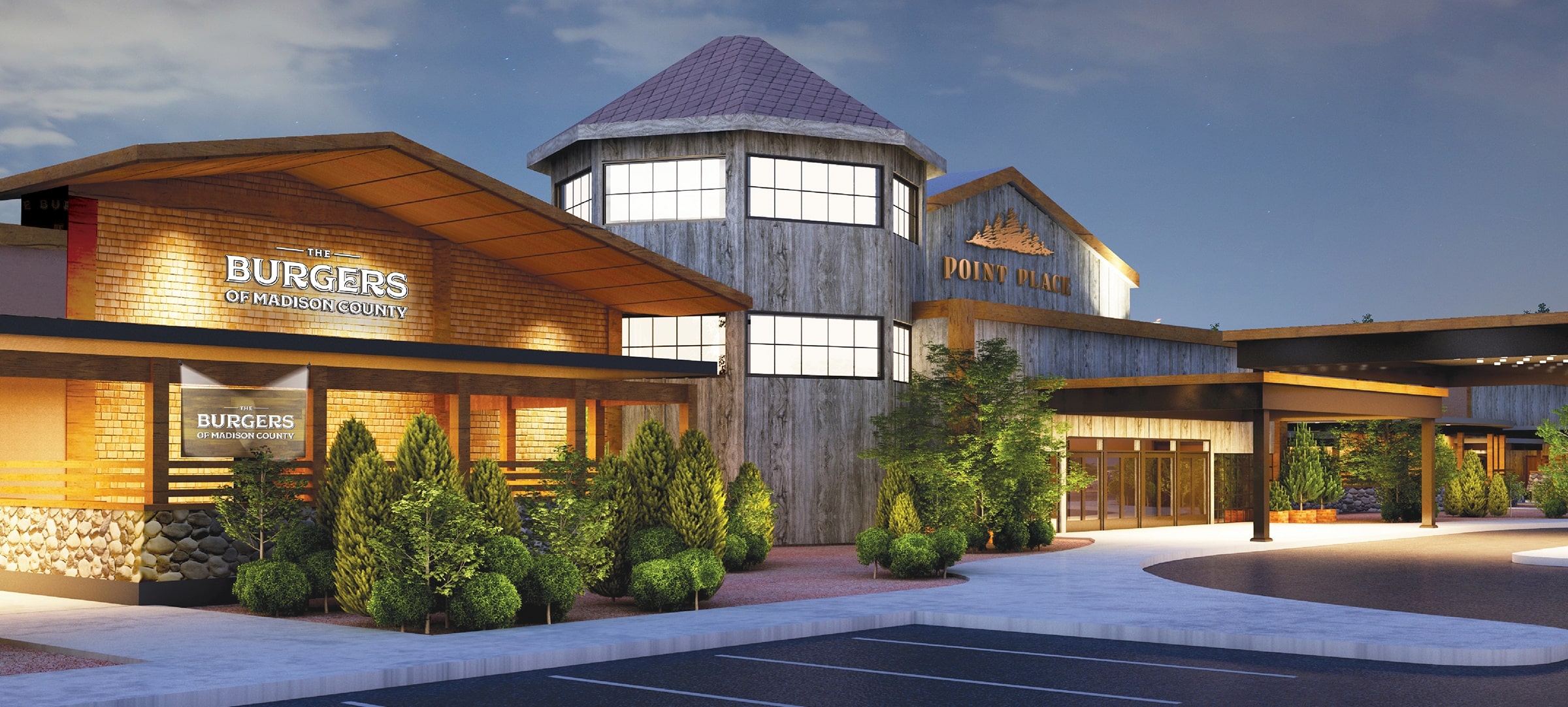 Exterior of Point Place Casino