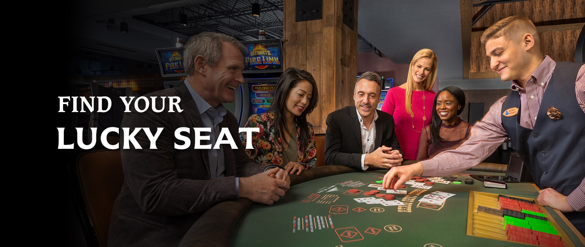 Find Your Lucky Seat - an ongoing table game at point place casino